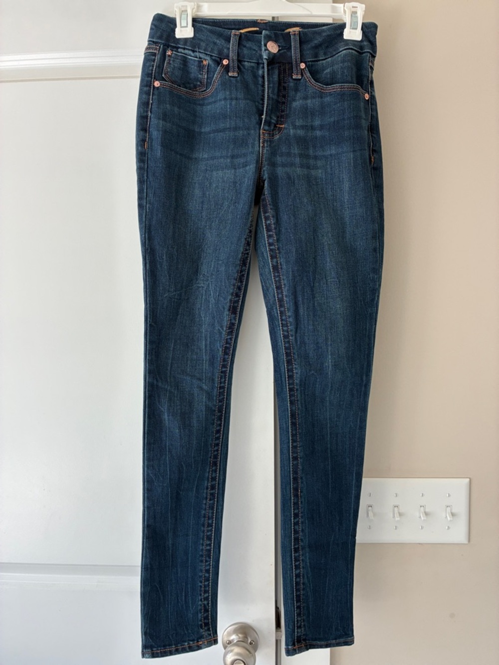 7 For All Mankind Indigo Skinny Jeans